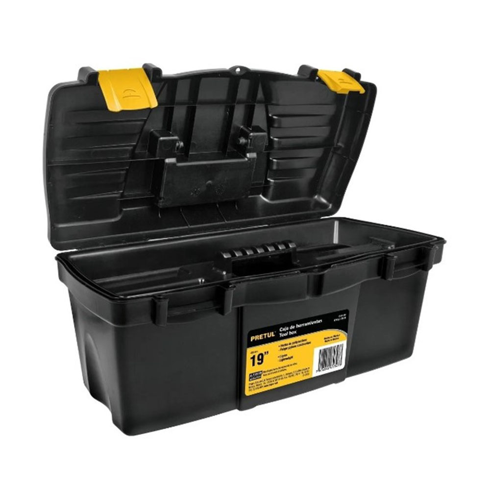 Caja de herramientas sin compartimientos PRETUL 19” Mod. CHP-19P -  Vaqueiros Ferreteros