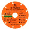 Disco de carburo de tungsteno multiusos marca truper 4 1.2 pulgadas