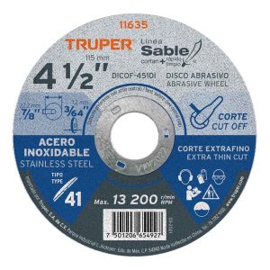 Disco medidas 41 1/2 pulgadas de-acero-inoxidable