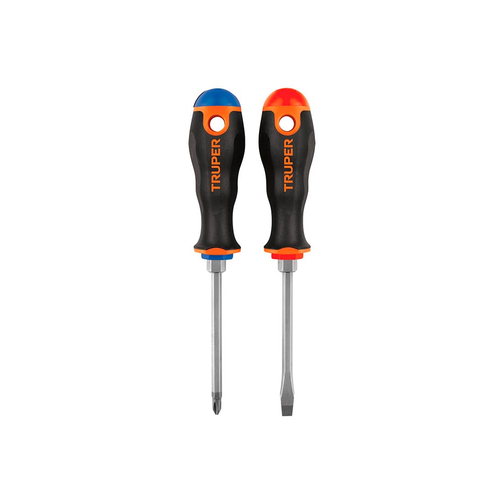 D o De Desarmadores Con Mango Comfort Grip TRUPER 1 4X4 Pulgadas Mod 