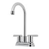 Llave mezcladora para lavabo de cromo cuello bar FOSET ELEMENT 4 pulgadas