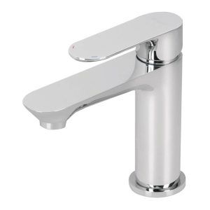 Monomando de cromo para lavabo cuello corto FOSET RIVIERA