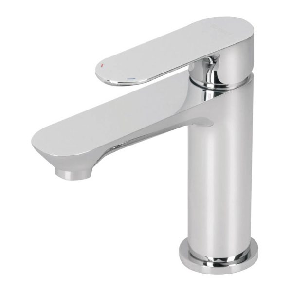 Monomando de cromo para lavabo cuello corto FOSET RIVIERA