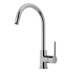 Monomando de cromo para fregadero nariz retráctil FOSET ELEMENT
