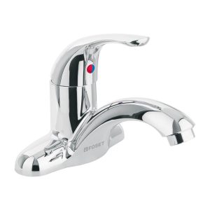 Monomando plástico para lavabo nariz curva FOSET BASIC