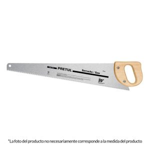 Serrucho para madera de 7 dientes por pulgada de 16 pulgadas