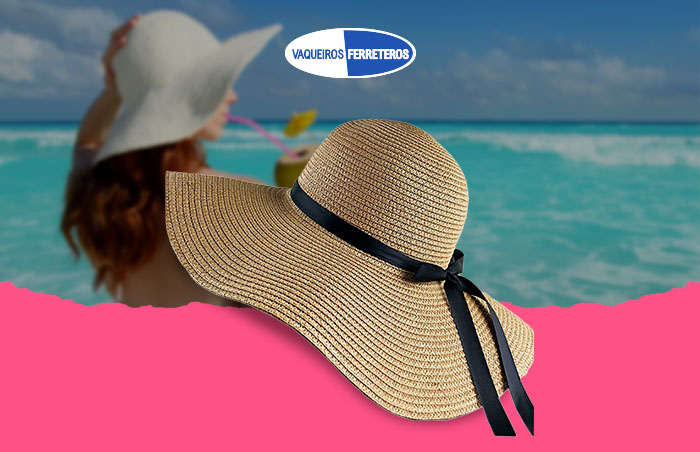 Sombrero elegante de playa