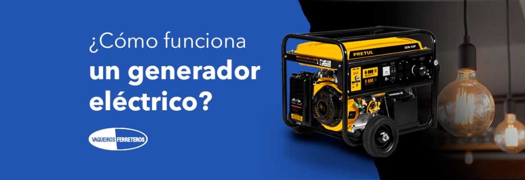 Portada de artículo ¿Cómo funciona un generador eléctrico? con imagen de generador truper