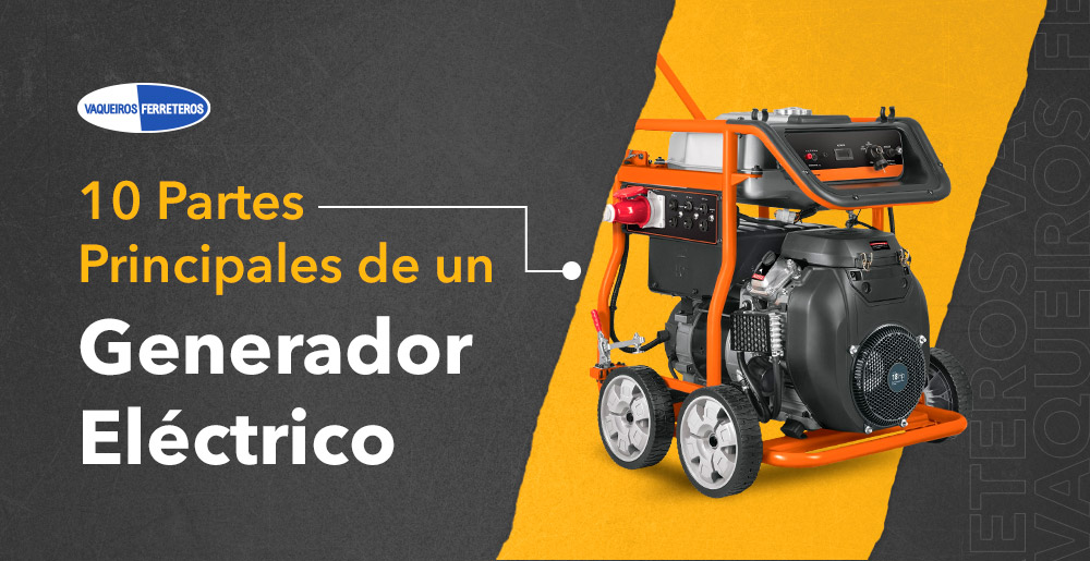 10 Partes Principales de un Generador Eléctrico