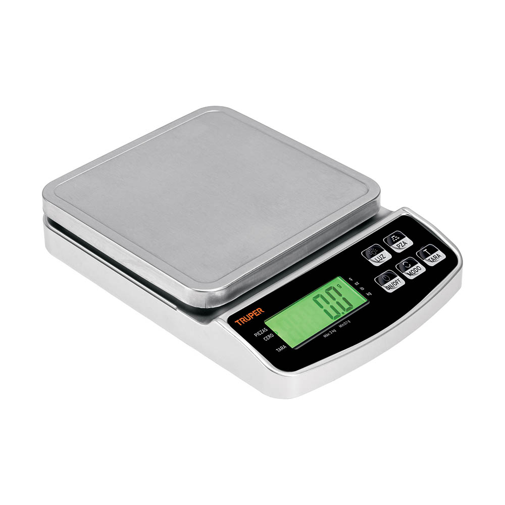 Báscula de cocina digital doble, peso normal y de precisión