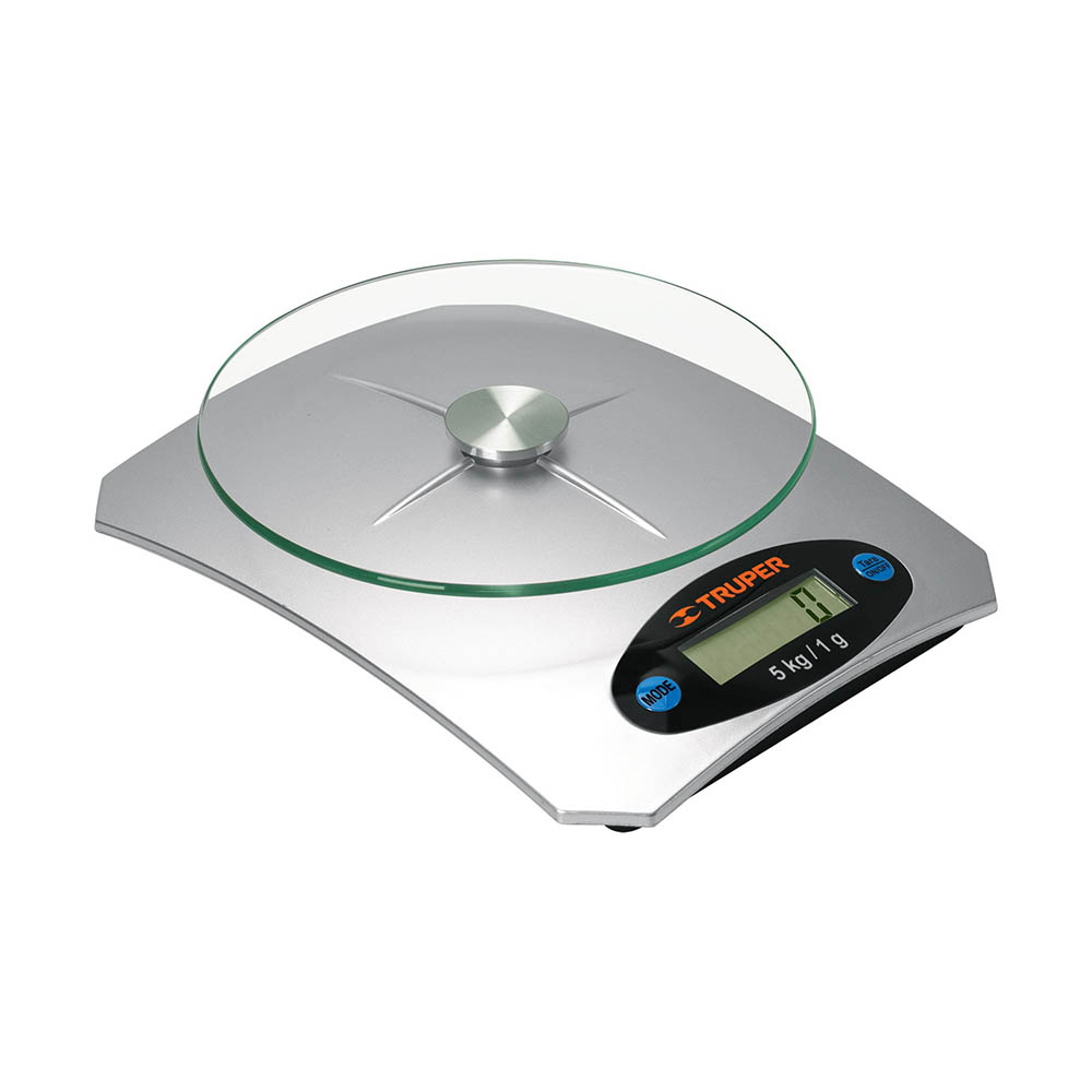 Báscula digital para cocina TRUPER 5 kg de capacidad Mod. BASE-5EC