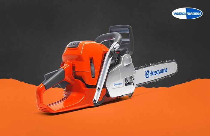 Sierra eléctrica de la marca Husqvarna