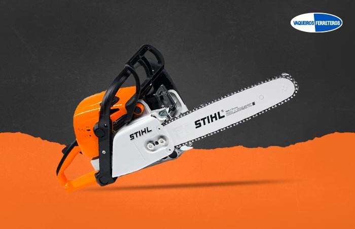 Sierra eléctrica de la marca Stihl