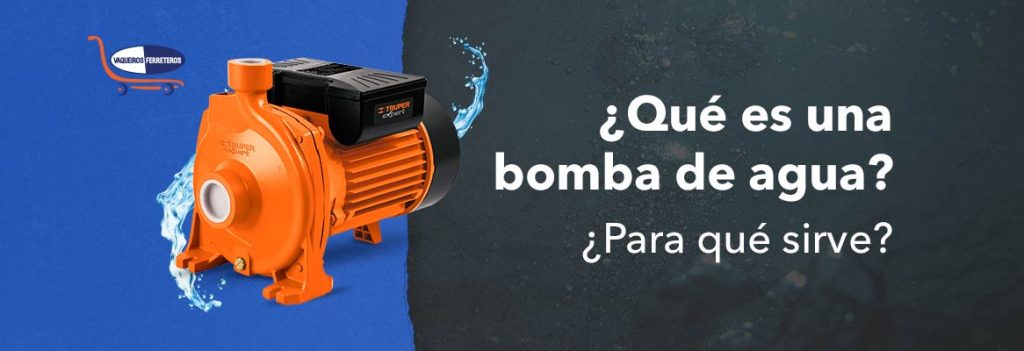 Portada de artículo sobre qué es una bomba de agua