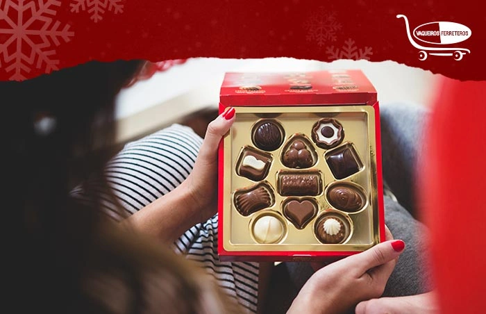 Caja con chocolates 