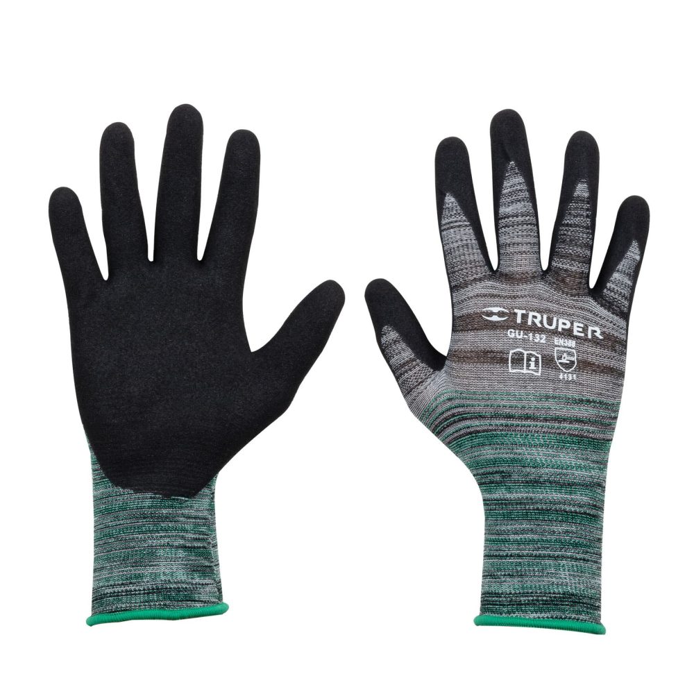 Guantes para mecánico, palma reforzada, Truper, Guantes Para Uso  Automotriz, 10848