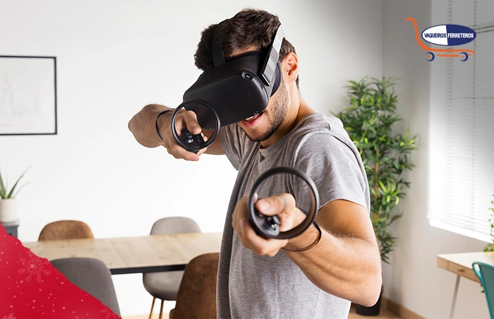Casco de realidad virtual para videojuegos