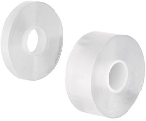 Cinta doble cara reutilizable Truper 3 m transparente