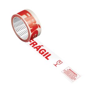 Rollo de cinta de empaque 48 mm "Frágil" Truper de 150 m Mod. CFR-150