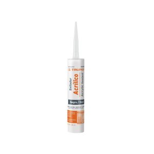 Sellador acrílico Truper negro 280 ml. Mod. SACRI-100N