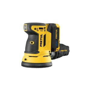 Lijadora roto-orbital Pretul inalámbrica de 5", 20V, LIRI-20P