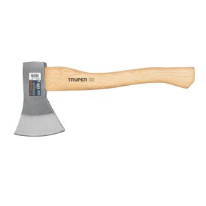 Hacha Europea Truper de 14" 600 g Con Mango de Hickory Mod. HE-600