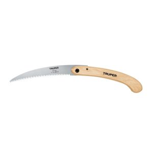 Serrucho Para Podar Truper De Hoja Curva, 10", Mango De Madera Mod. STP-12PL
