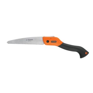 Serrucho Plegable De Hoja Recta 7" Truper Con Mango Plástico TPR Mod. STP-7PR