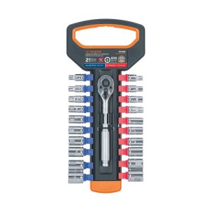 Dados Milimétricos y Estándar Truper de 1/4" Mod. JD-1/4X21MP