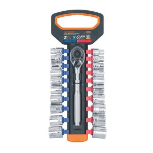Juego de Dados Milimétricos y Estándar Truper de 3/8" Mod. JD-3/8X21MP