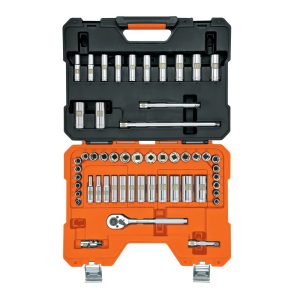 Dados Milimétricos y Estándar Truper de 53 Piezas de 3/8" Mod. JD-3/8X53M