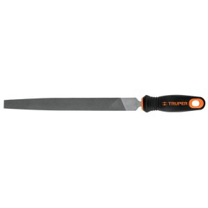 Limas Planas Bastardas Truper con Mango Comfort Grip