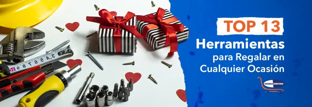 Conjunto de herramientas alrededor de dos regalos para cualquier ocasión especial