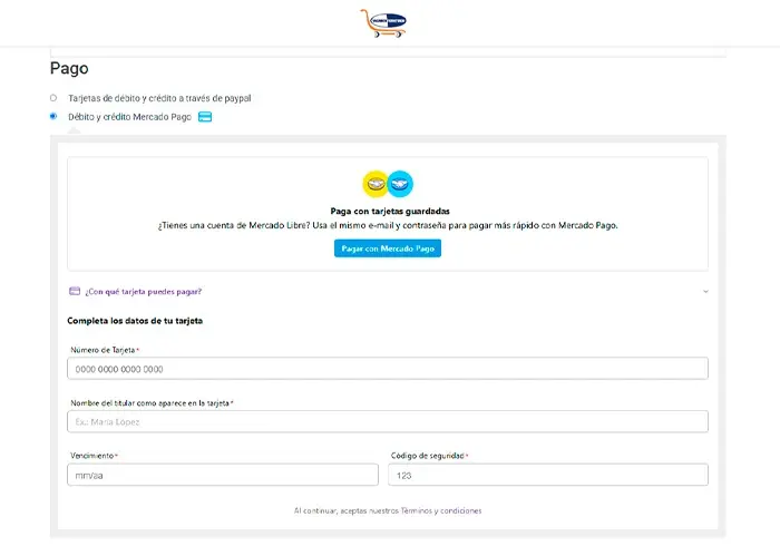 Ingresa los datos de tu tarjeta