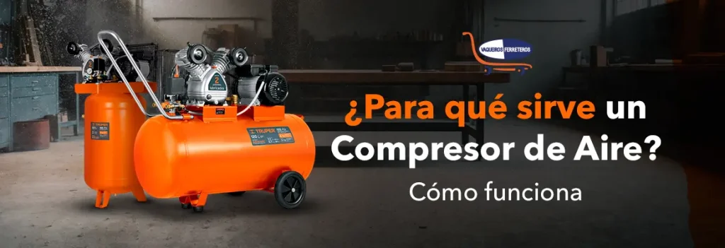 Imagen destacada del artículo ¿Para qué sirve un compresor de aire? (Cómo funciona)