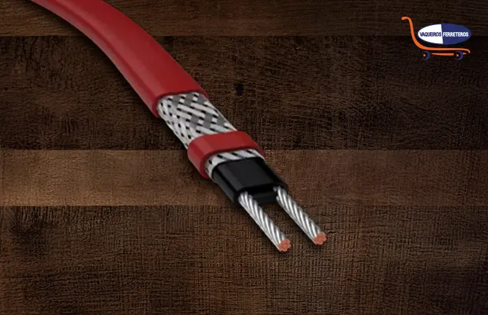 Cable de fibra de carbono calefactor