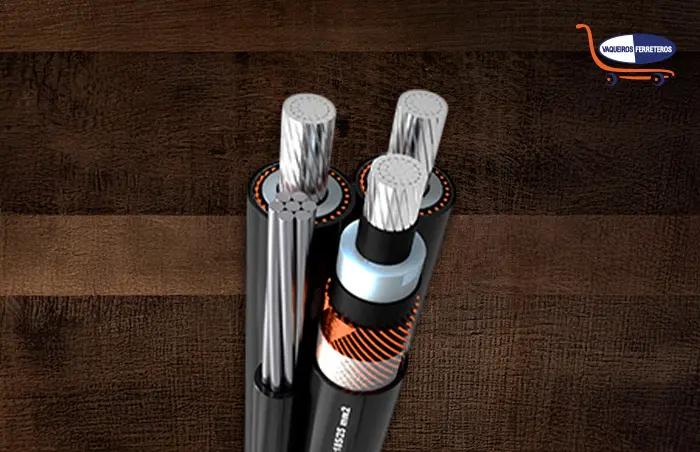 Variedad de cables de media tensión