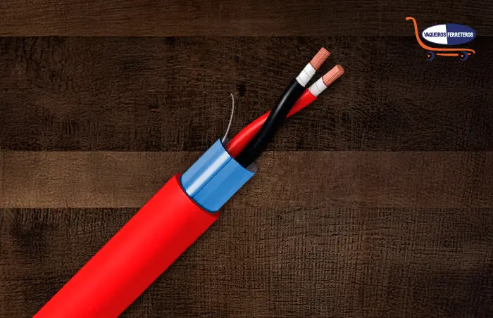Cable de electricidad con resistencia al fuego