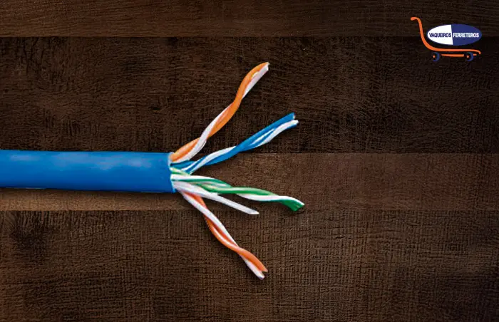 Extremo de un cable tipo trenzado