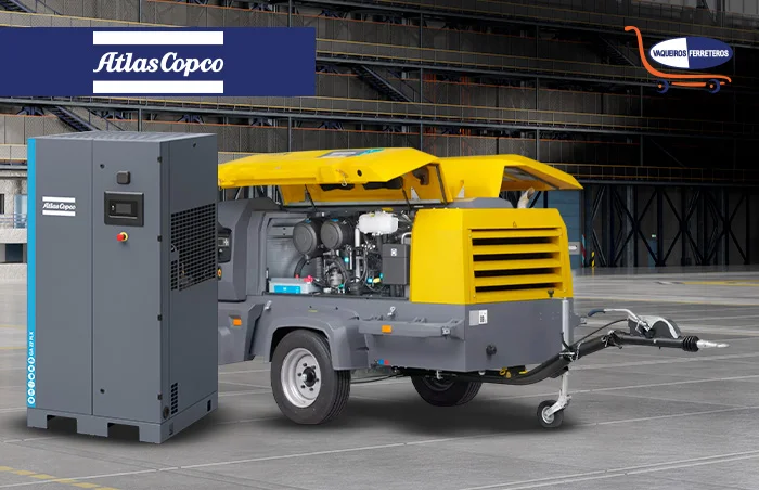 Compresor marca Atlas Copco
