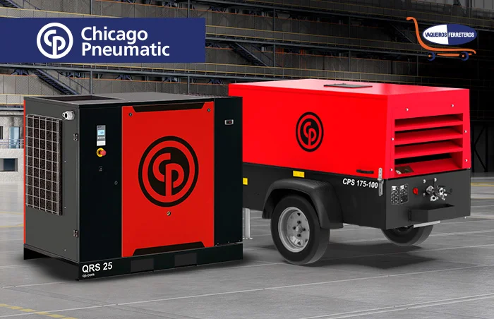 Compresor marca Chicago Pneumatic