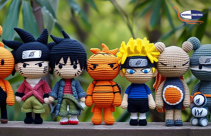 Figuras coleccionables de personajes animados.