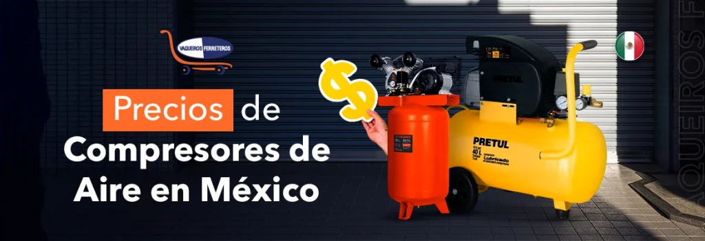 Portada del artículo: Precios de compresores de Aire