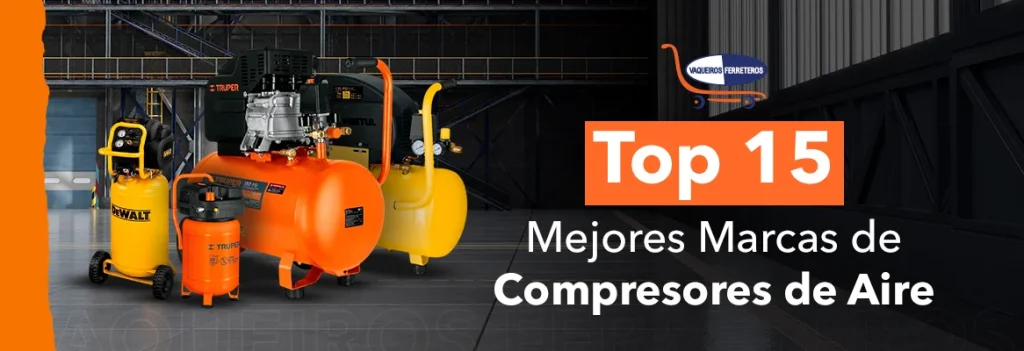Portada del artículo: Mejores marcas de compresores de aire